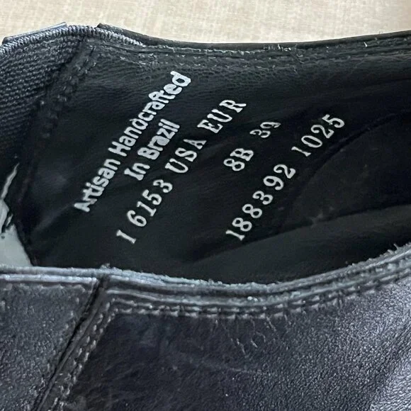 Charlie 1 Horse Black Booties Size 8 (B) Boots Short Leather Western Cowboy - Picture 6 of 16